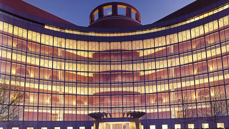 John Joseph Moakley U.S. Courthouse in Boston, where Matthew Farwell's federal trial is underway