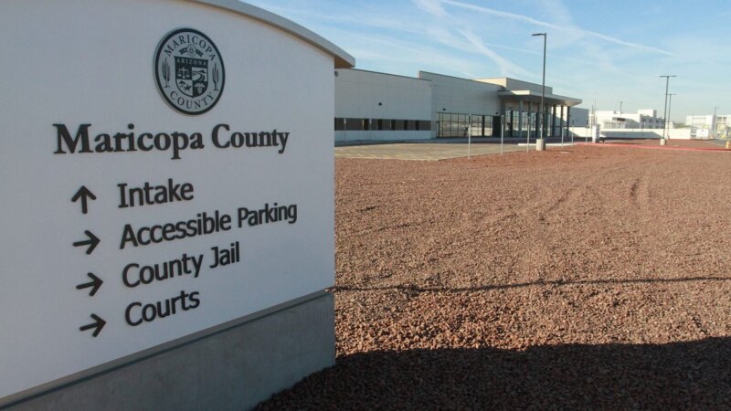Maricopa County jail intake facility in Phoenix, Arizona (photo via Maricopa County on Medium)