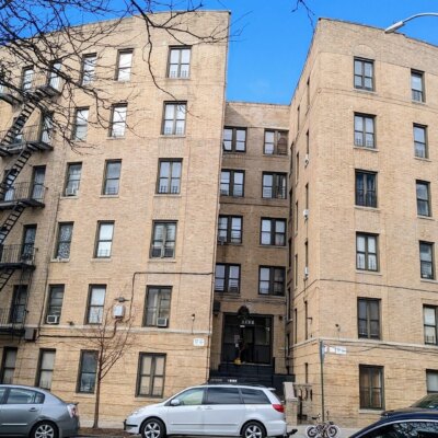 Brick apartment buildings in Bedford Park, Bronx, New York (Photo: Wanderlog)