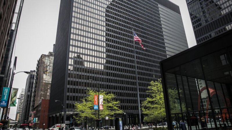 The Chicago Federal Center in the Loop, home of the John C. Kluczynski Federal Building. (Image: Vox Media/chorus_image via image search)