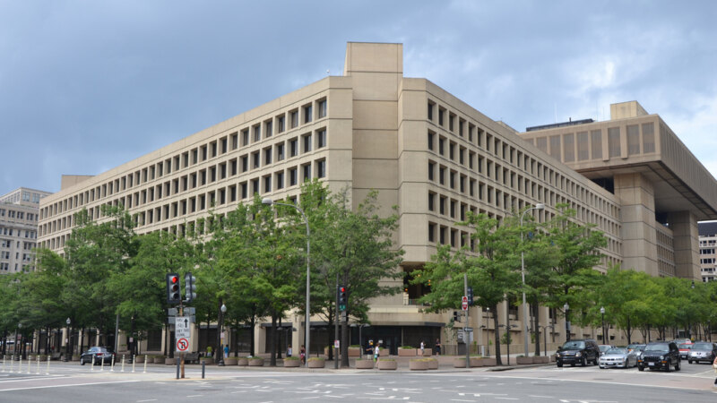 The FBI headquarters building in Washington, D.C.