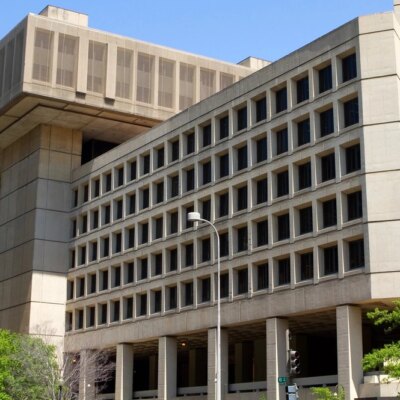 The FBI headquarters building in Washington, D.C.