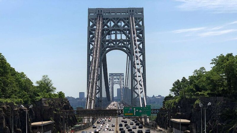 The George Washington Bridge upper level, where a motorist was fatally shot on Oct 20, 2026. Image: heatfleet.com