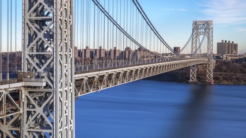 The George Washington Bridge, where retired NYPD detective Victor Romero allegedly shot and killed Con Edison worker Koran Irvine on Oct. 20, 2026. (Photo: Smithsonian magazine photo contest)