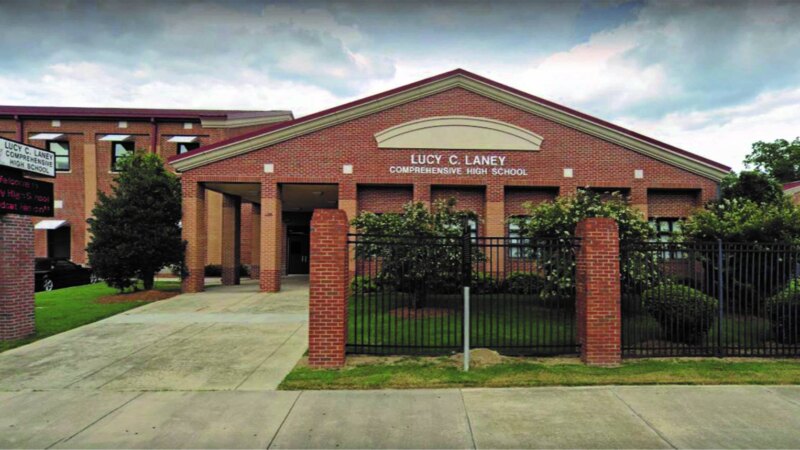 Lucy C. Laney High School in Augusta, Georgia, where three people were shot after the homecoming game. Photo via Augusta University.