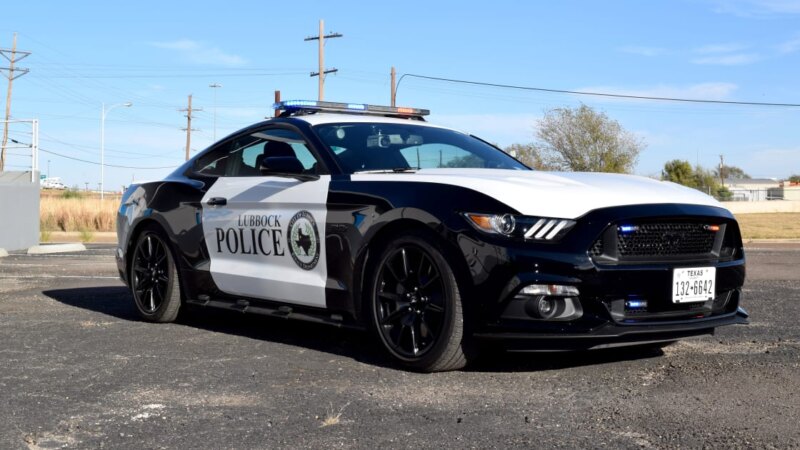 A Lubbock Police Department vehicle