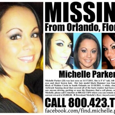 Missing-person flyer photo of Michelle Parker, who vanished in Orlando in 2011