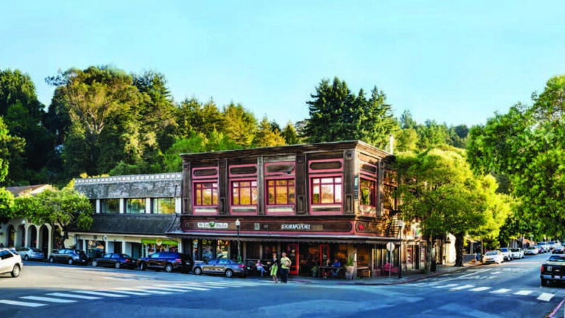 Downtown Mill Valley, Marin County, California, near where a suspected murder-suicide claimed three lives on Oct. 11. Photo: bayarea.com