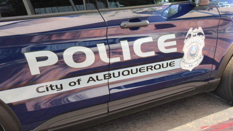 Albuquerque Police Department patrol car parked on a city street (Photo: ABQ.News)