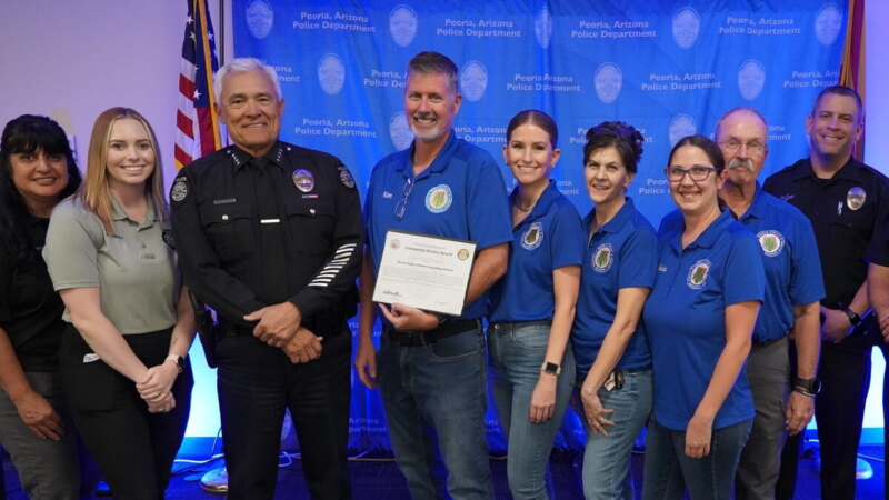 Peoria, Arizona police. Photo via City Lifestyle.