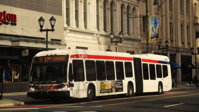 A SEPTA bus in Philadelphia