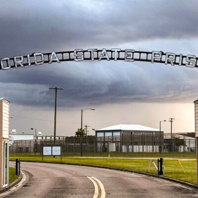 Entrance to Florida State Prison near Starke, Florida, where William Reaves was executed on Oct. 20, 2026