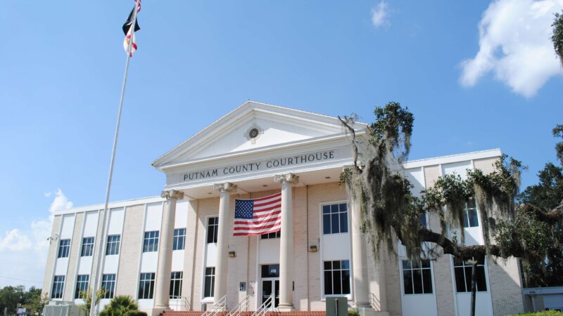Putnam County Courthouse in Palatka, Florida, where Caylen Deller was tried