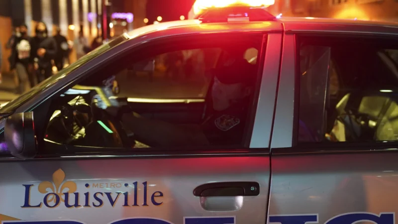 A Kentucky police cruiser